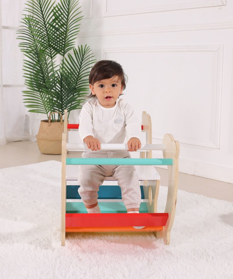 Puidust kiik ja sild loovmänguks