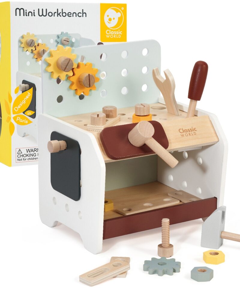 Puidust tööriistade komplekt lastele