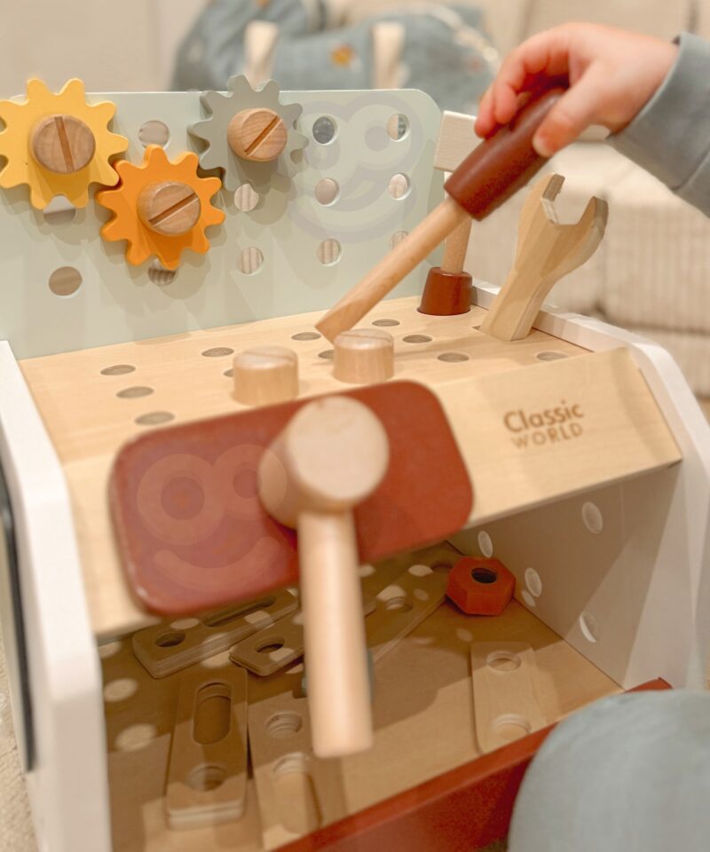 Ohutud puidust tööriistad lastele