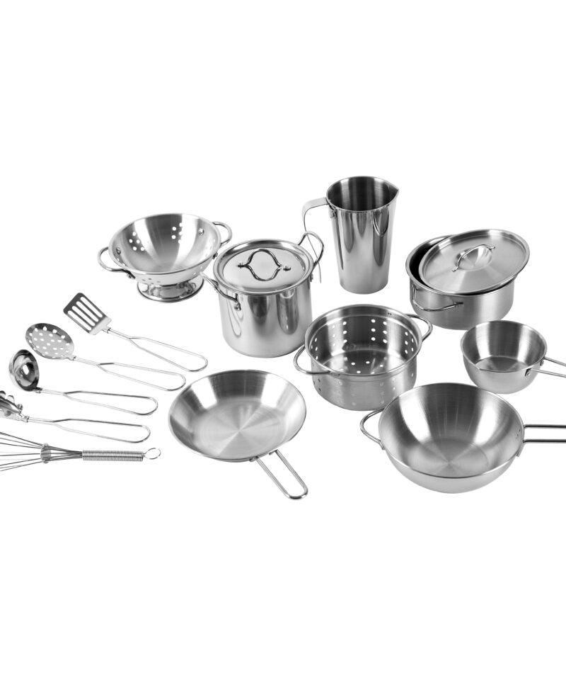 Roostevabast terasest köögitarvikute komplekt