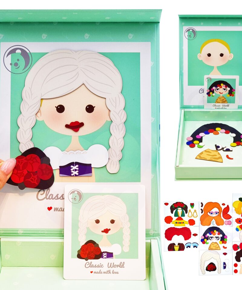 Magnetiline pusle printsessidega mängimiseks