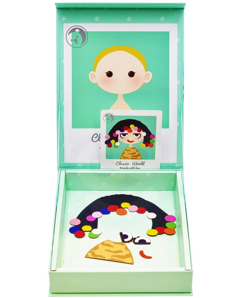 Tüdrukute mustritega magnetpusle