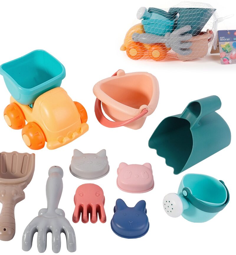 Liivamängukomplekt autoga liivakastis