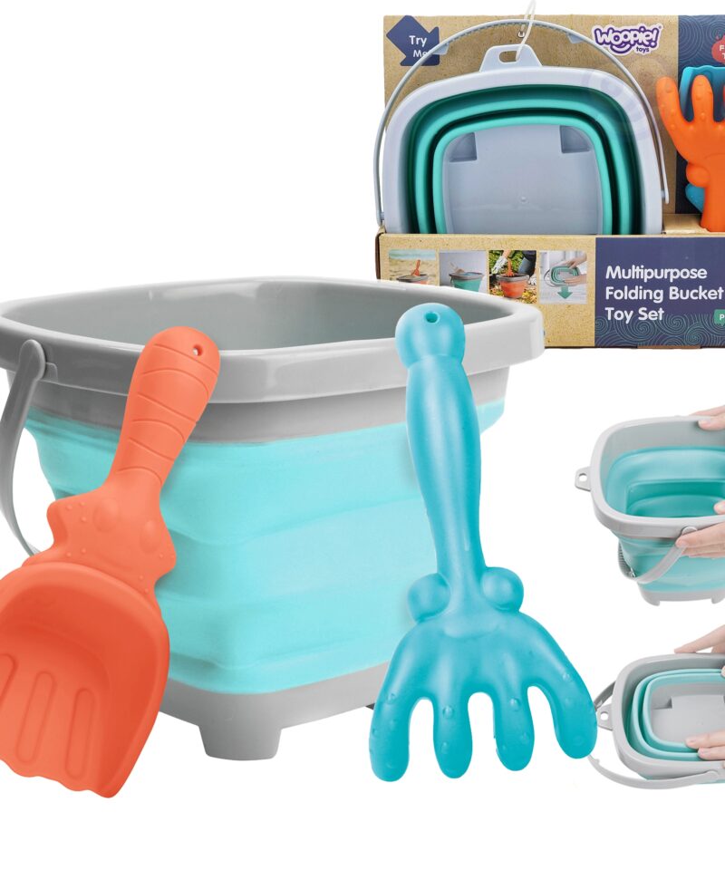 Kokkupandav mängukomplekt lastele rannas