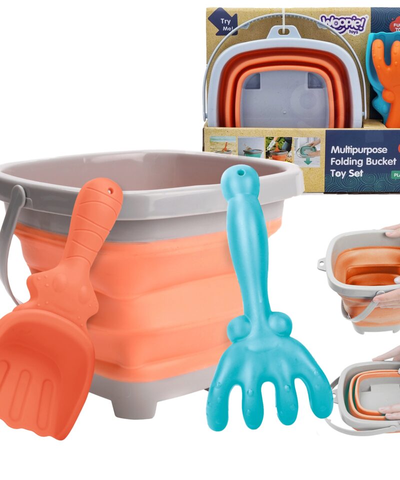 Kokkupandav silikoonist liivakomplekt rannas