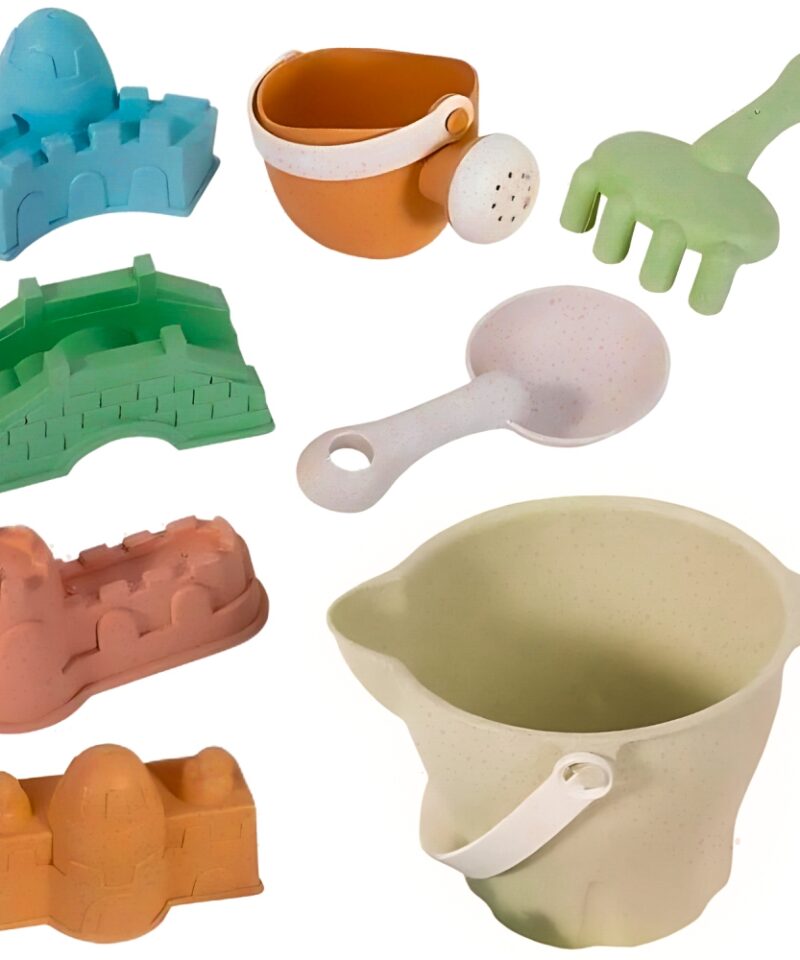 Loodussõbralik liivakomplekt lastele mängimiseks