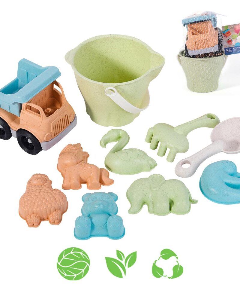 Biolagunev liivakomplekt ämbris lastele