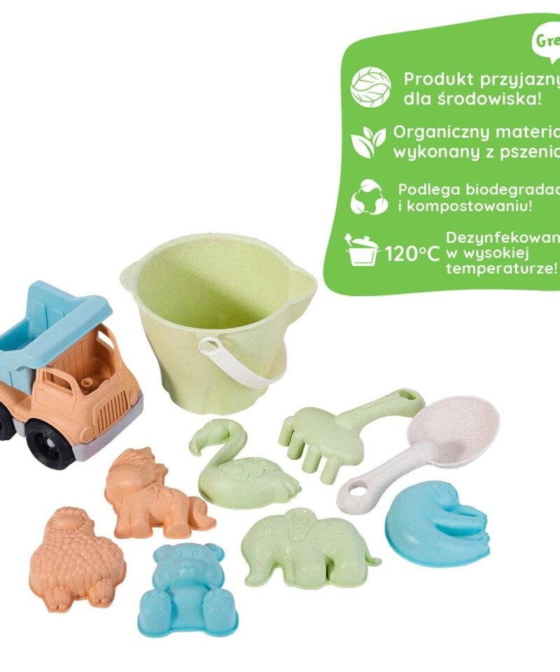 Liivakomplekt rannas ja aias mängimiseks