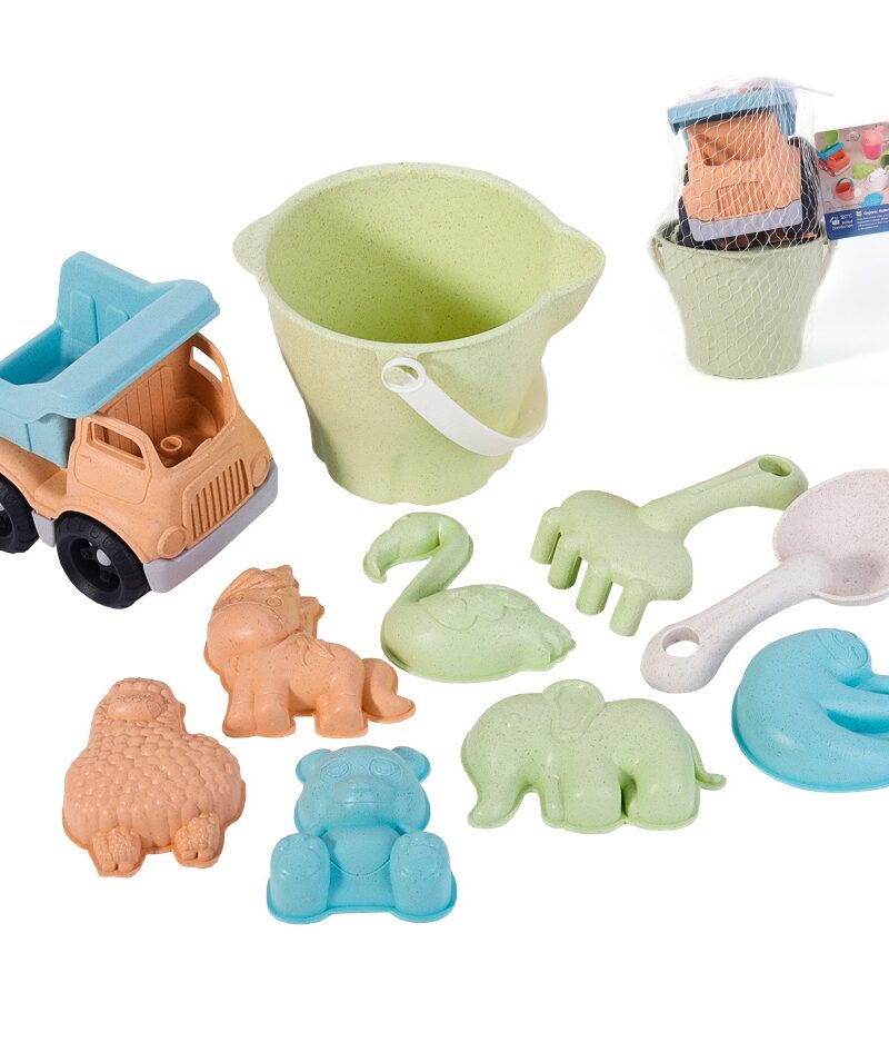 Liivakomplekt rannas ja aias mängimiseks