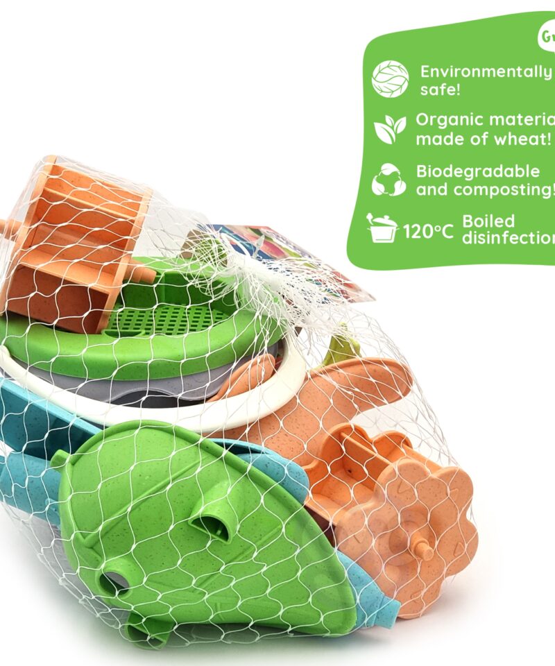 Keskkonnasõbralik liivakomplekt pastelsetes toonides