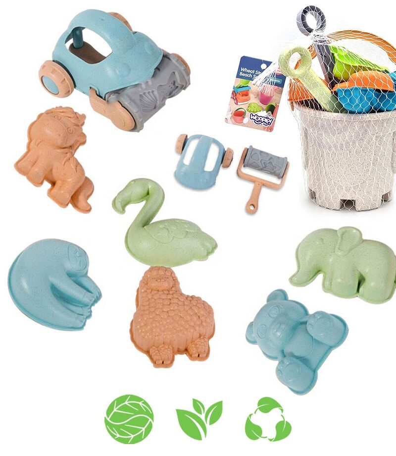 Biolagunev liivakomplekt lastele pastelsetes toonides