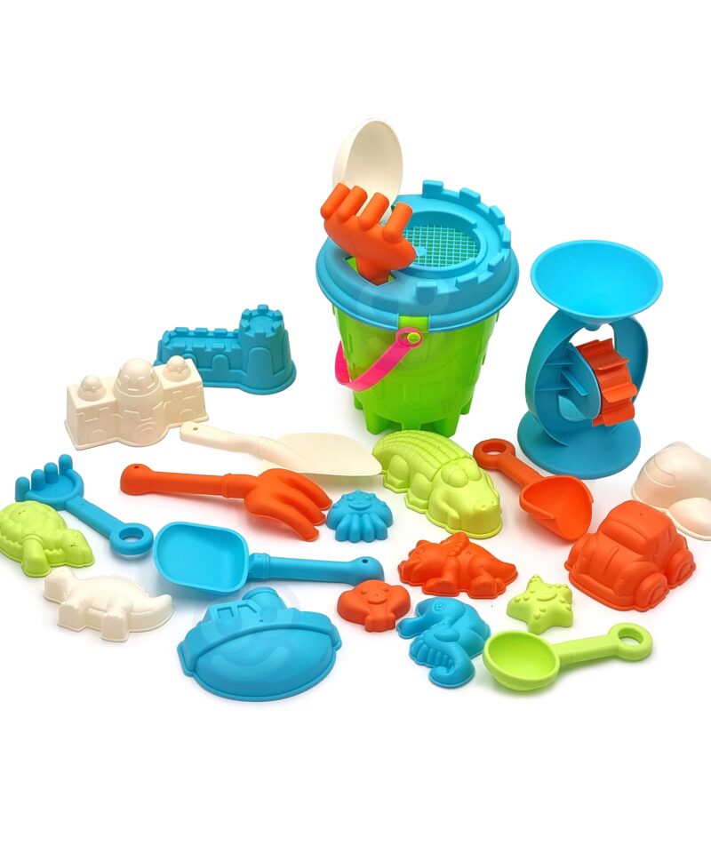 Liivamängu komplekt ämbriga ja tööriistadega