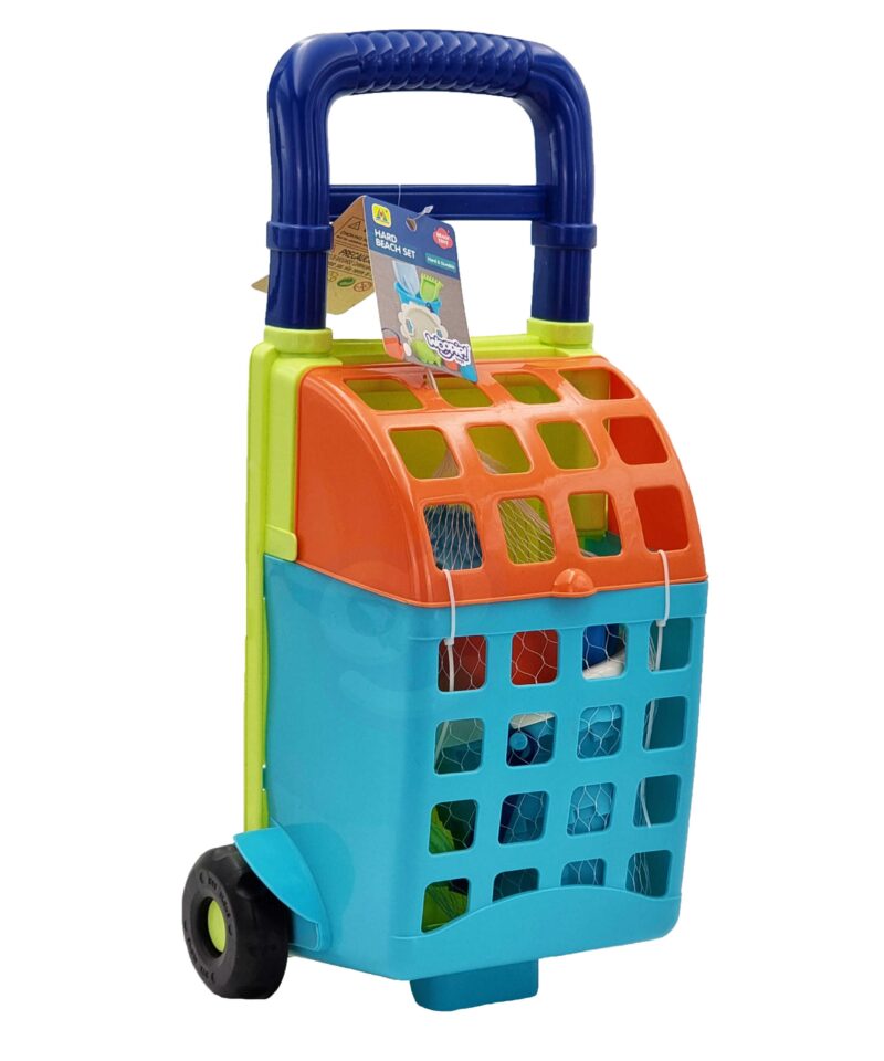 Käruga liivakomplekt lastele