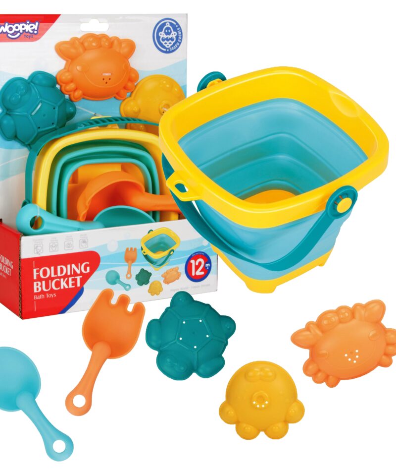 Kokkupandav liivakomplekt lastele rannas