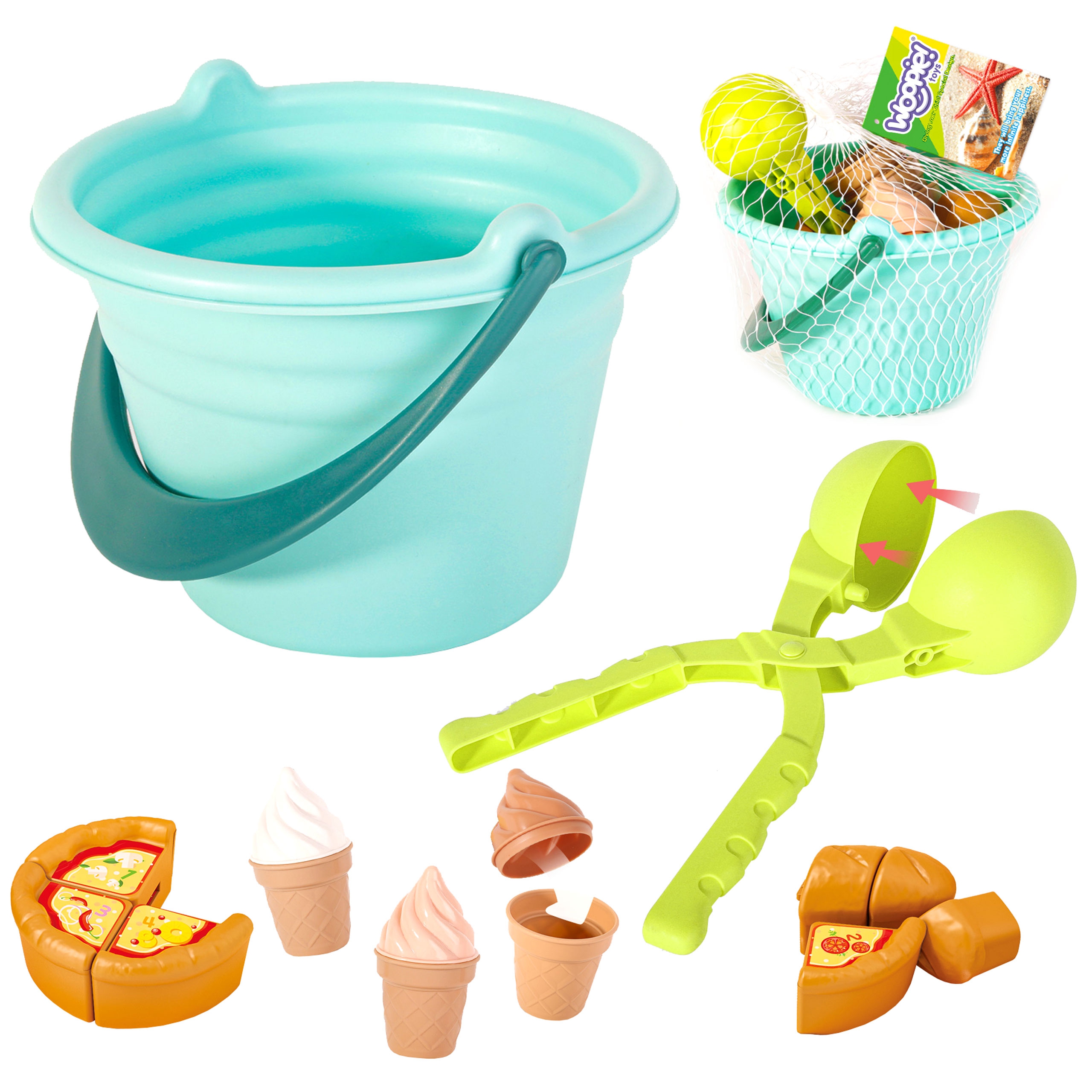 Lõbus liivakasti jäätisekomplekt lastele