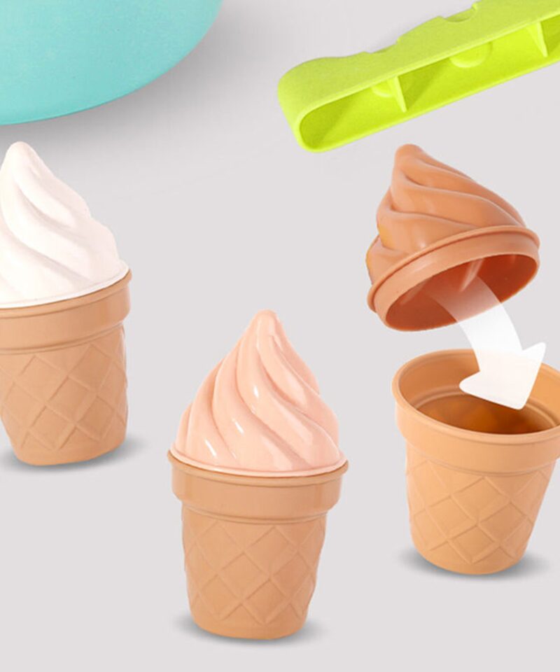 Jäätisekomplekt liivaga mängimiseks