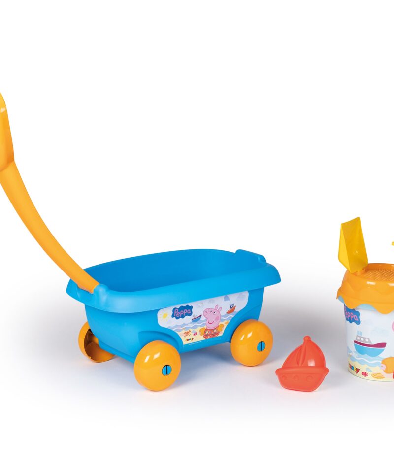 Laste liivakastikomplekt käruga õues mängimiseks