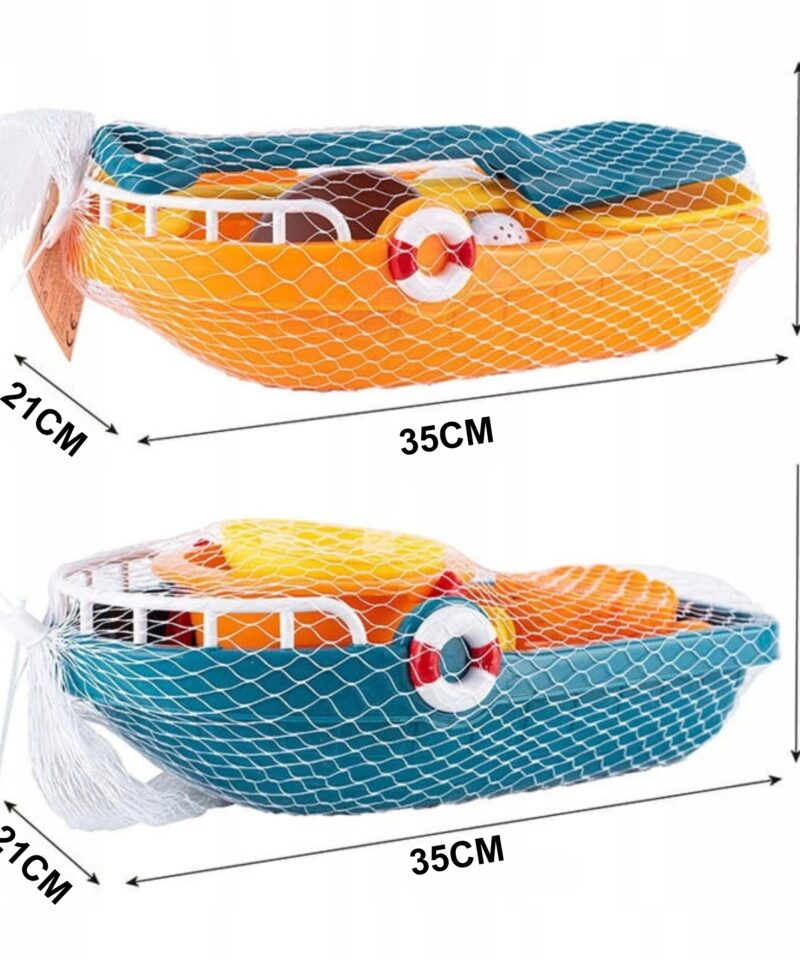 Mängulaev rannale ja liivakasti