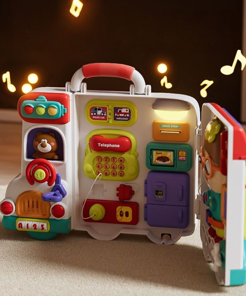 Interaktiivne õppebuss lastele mängimiseks