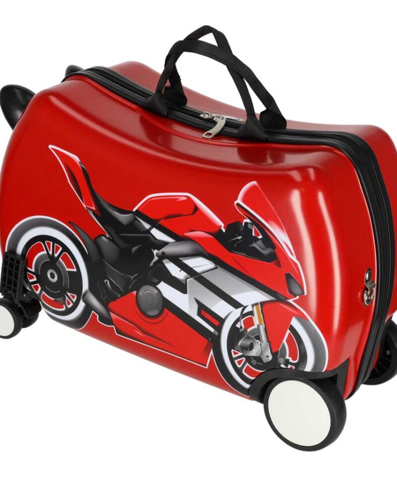 Laste kohver vaiksete ratastega