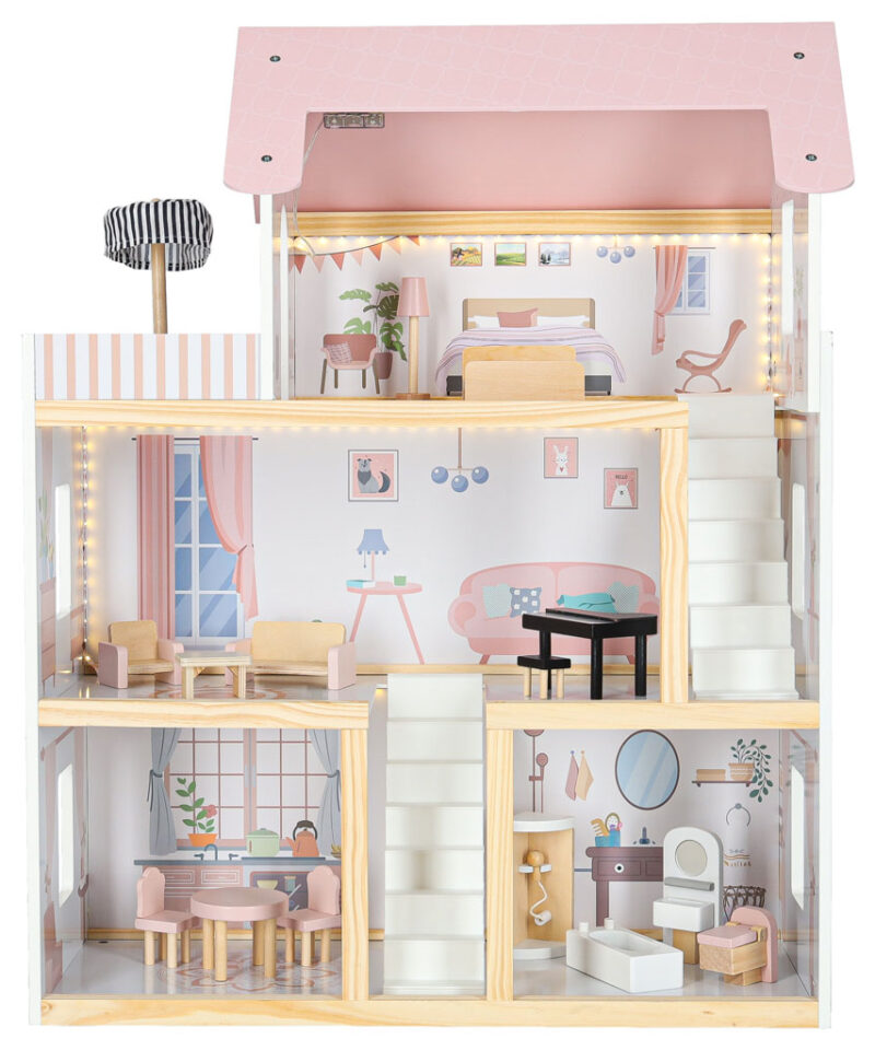 Mängumaja koos stiilse mööbliga