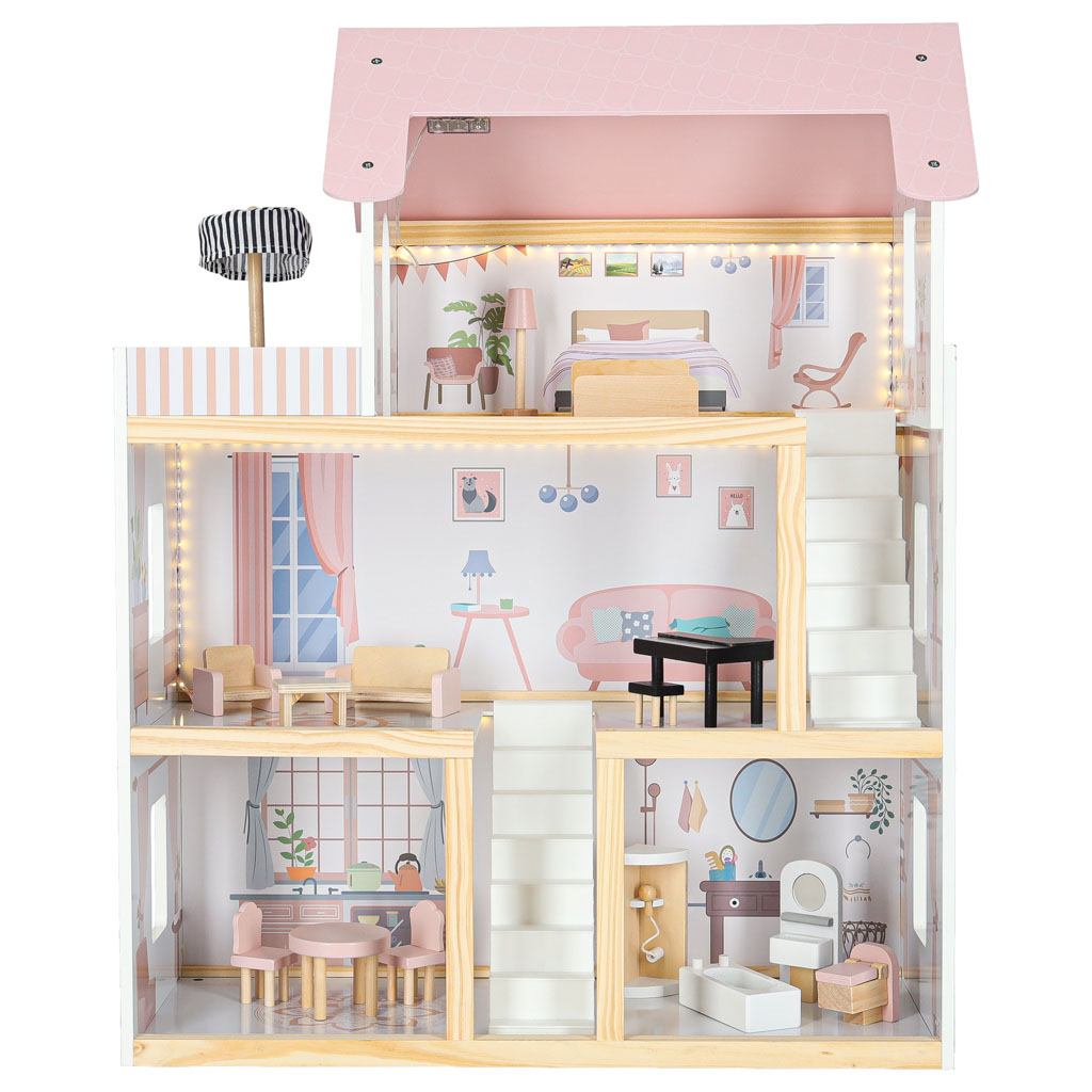 Mängumaja koos stiilse mööbliga