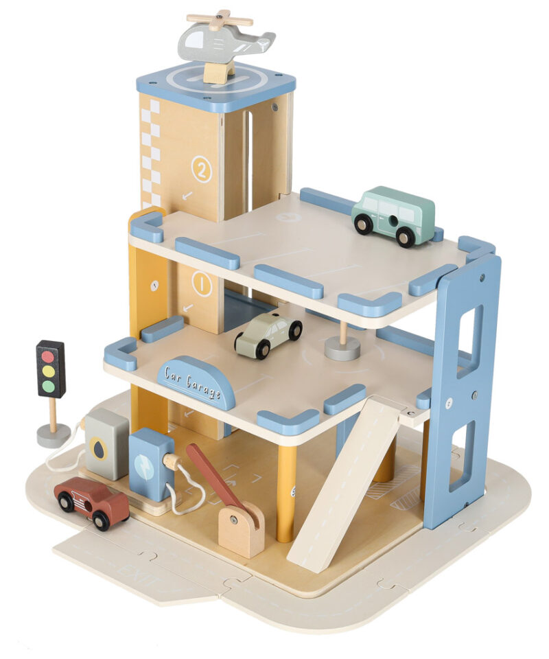 Kolmetasandiline parkla lastele