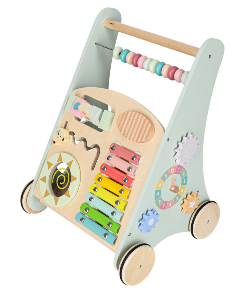 Pastelsetes toonides puidust käimistugi