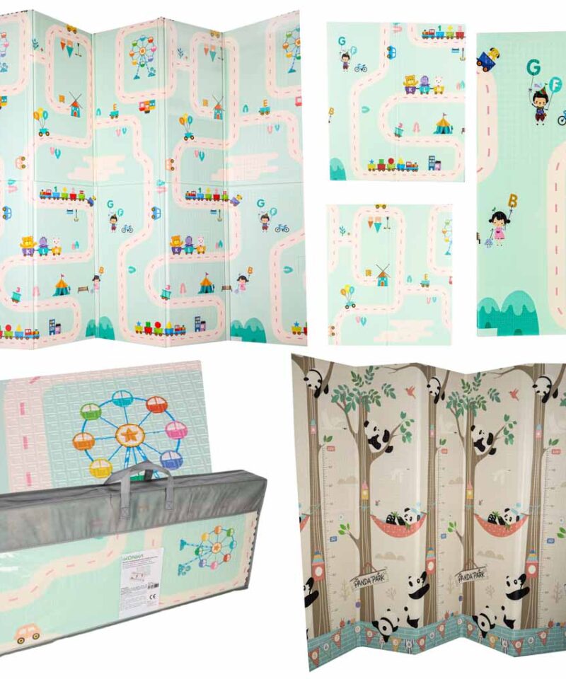 Kahepoolne vahtmatt lastele mängimiseks