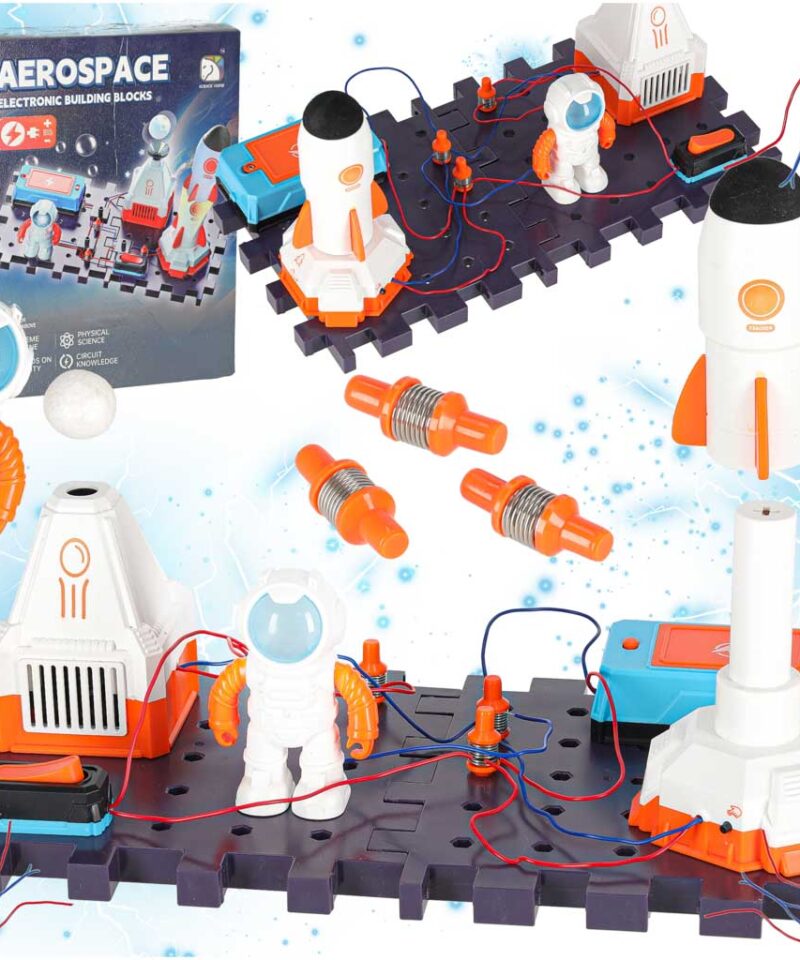 Kosmoseteemaline elektroonikakomplekt lastele