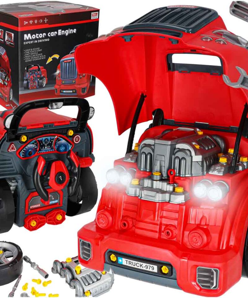 Laste mehaaniku mängukomplekt tööhoos