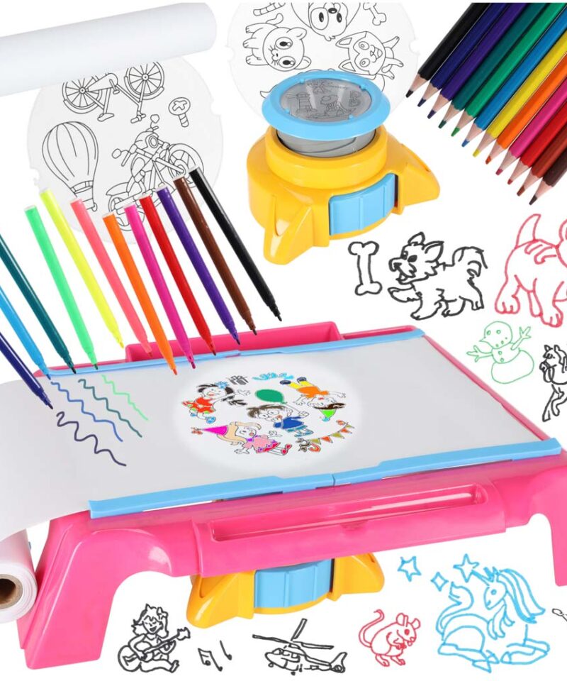 Laste joonistusprojektor ja lauakomplekt