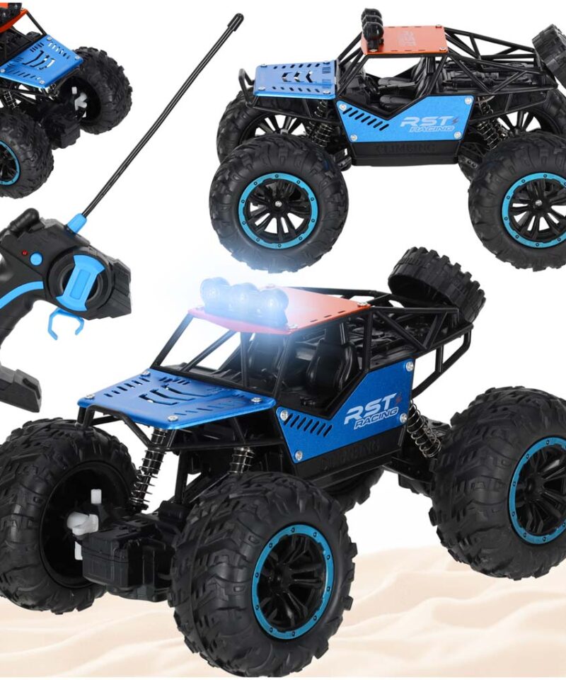 Kaugjuhitav maastikuauto lastele rohelisel murul