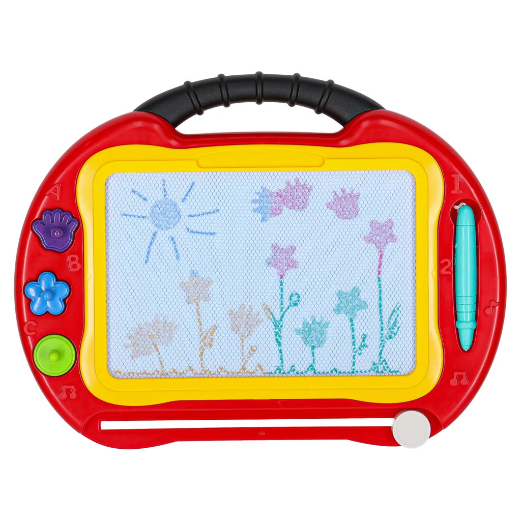 Erksad neljavärvilised joonistused tahvlil