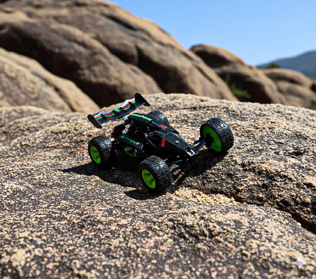 Kolme kiirusrežiimiga mini-auto