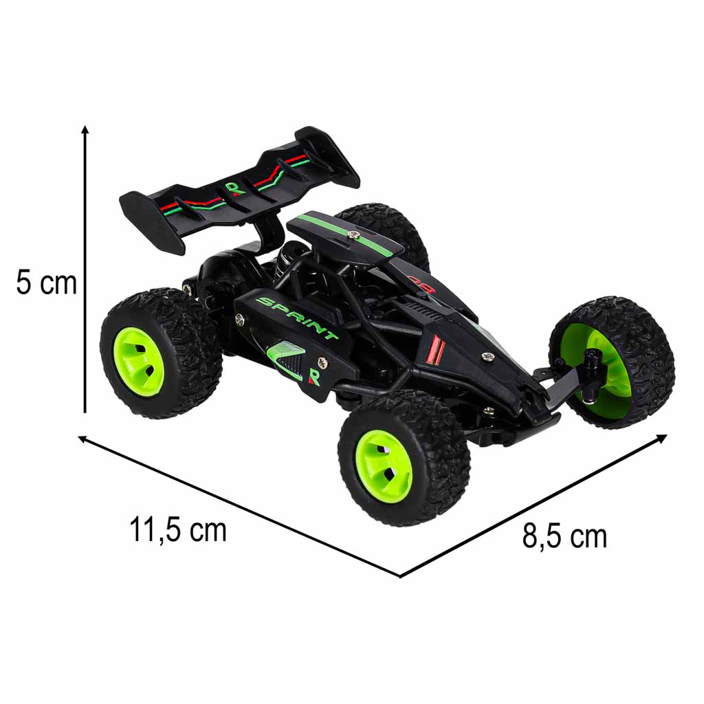 Kolme kiirusrežiimiga mini-auto