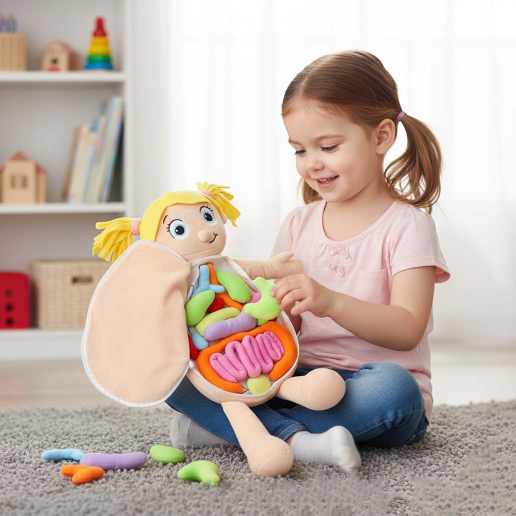 Realistlik inimkeha mudel lastele