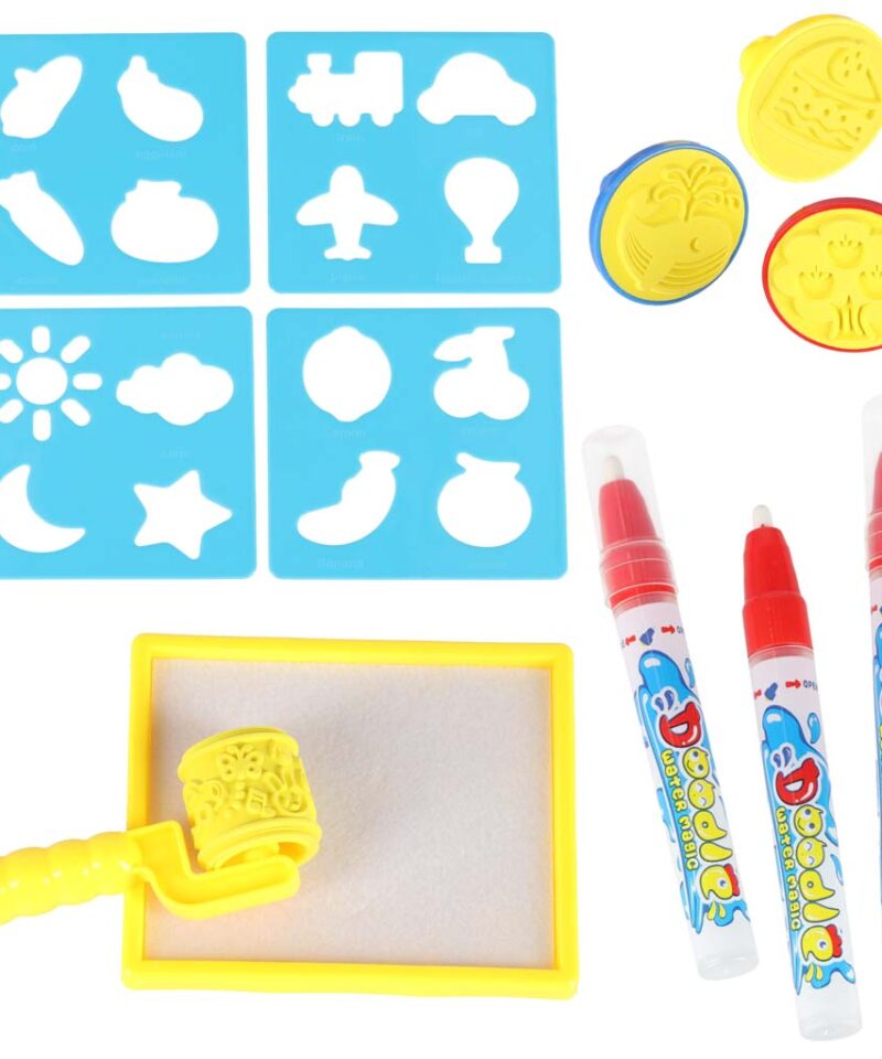 Veejoonistamise matt koos lisatarvikutega