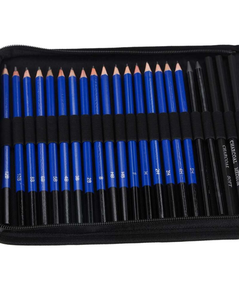 Praktiline etui joonistustarvikutele