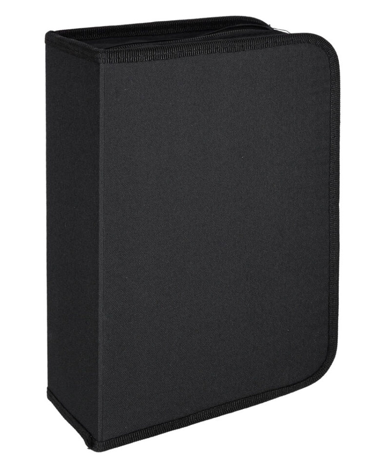 Värvilised geelpliiatsid lahtikäivas etuis