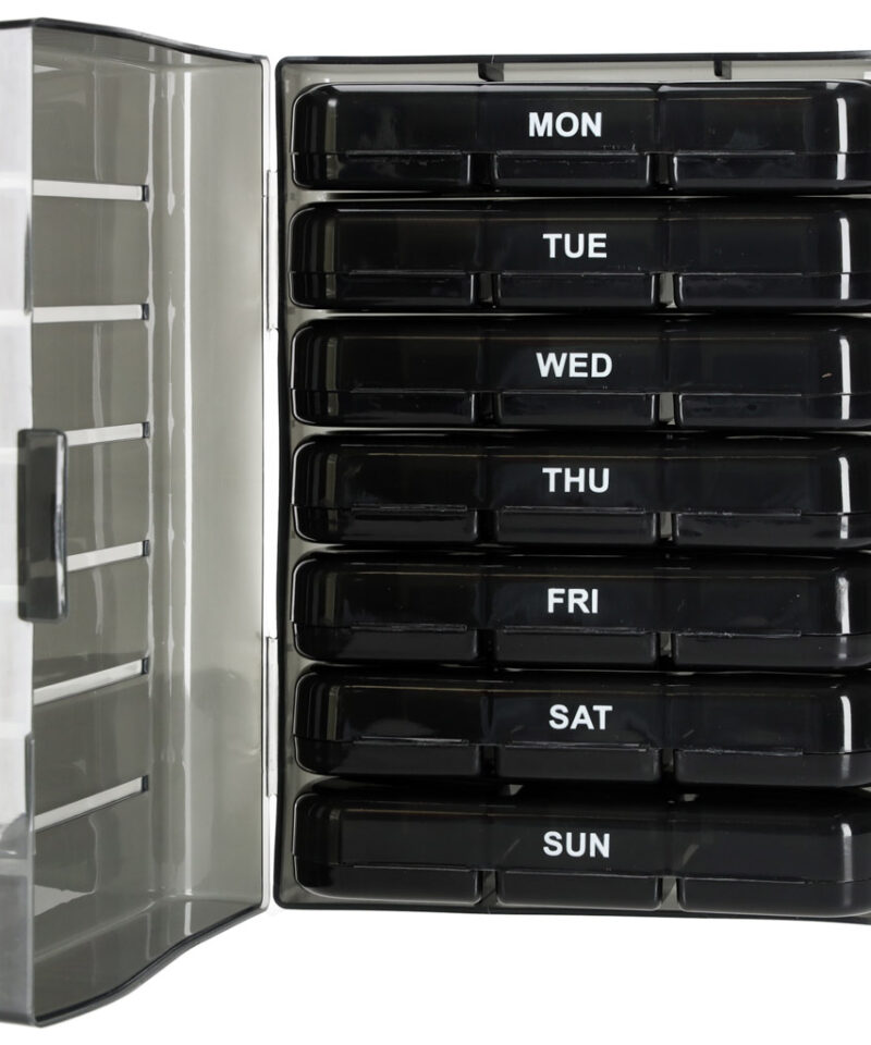 Kompaktne ravimite korraldaja reisimiseks