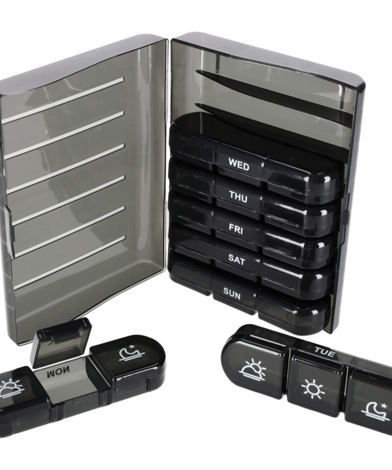 Ravimite korraldaja niiskuskindlast materjalist