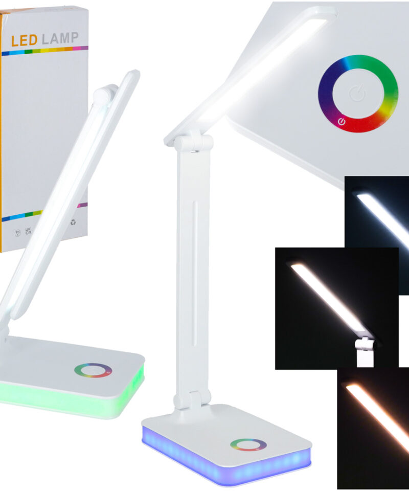 Kokkupandav LED laualamp USB-ga töölaual