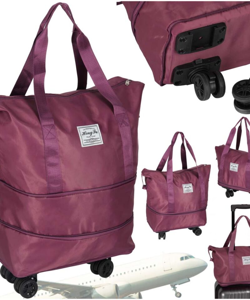 Kokkupandav veekindel reisikott ratastega