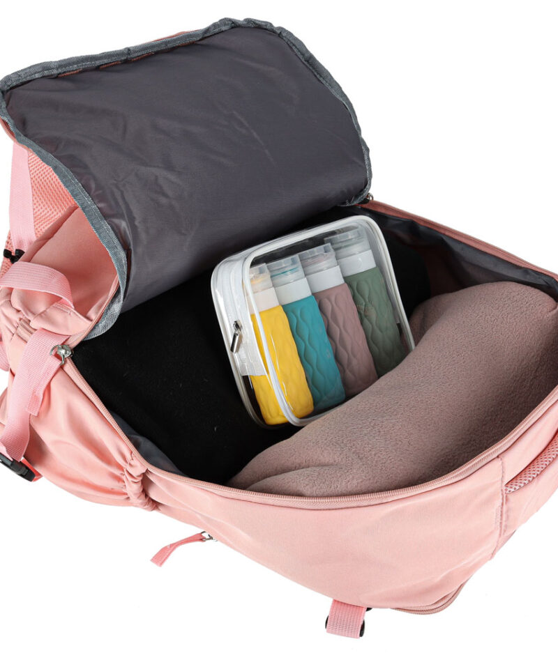 Stiilne roosa reisikott