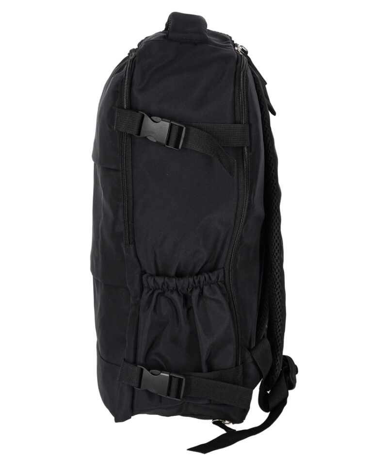 Must reisikott laiade õlarihmadega