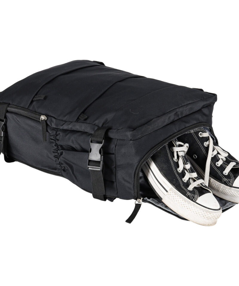 Must reisikott hingava võrguga