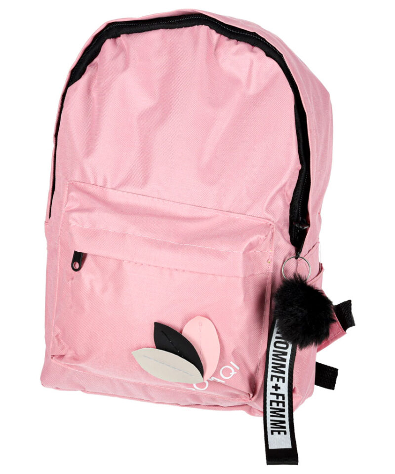 Roosa koolikott koos võtmehoidjaga