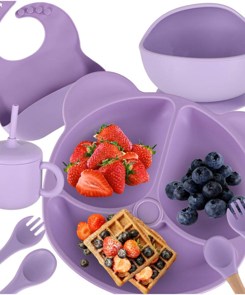 Silikoonist laste nõud pehmete igemete jaoks