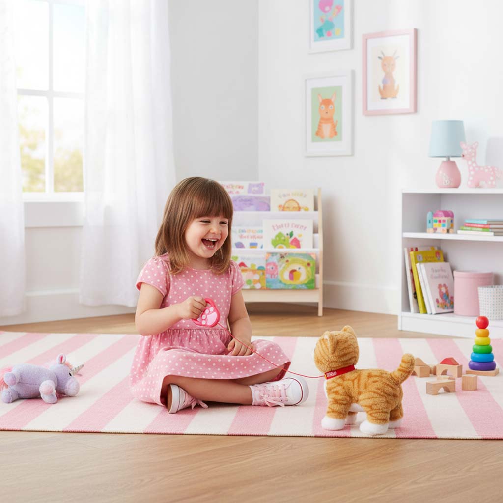 Mängukass, mis liigub ja reageerib